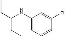 3-chloro-N-(pentan-3-yl)aniline,,结构式