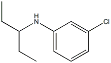 3-chloro-N-(pentan-3-yl)aniline Structure