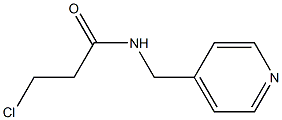  3-chloro-N-(pyridin-4-ylmethyl)propanamide