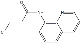 3-chloro-N-(quinolin-8-yl)propanamide Structure