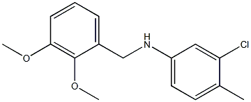 3-chloro-N-[(2,3-dimethoxyphenyl)methyl]-4-methylaniline