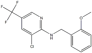 3-chloro-N-[(2-methoxyphenyl)methyl]-5-(trifluoromethyl)pyridin-2-amine
