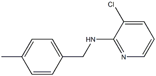 3-chloro-N-[(4-methylphenyl)methyl]pyridin-2-amine 结构式