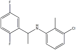 3-chloro-N-[1-(2,5-difluorophenyl)ethyl]-2-methylaniline