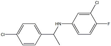 3-chloro-N-[1-(4-chlorophenyl)ethyl]-4-fluoroaniline|
