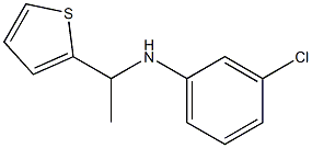 3-chloro-N-[1-(thiophen-2-yl)ethyl]aniline Structure