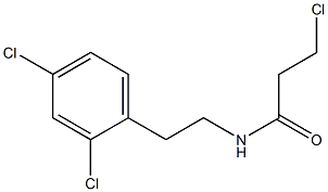 3-chloro-N-[2-(2,4-dichlorophenyl)ethyl]propanamide|