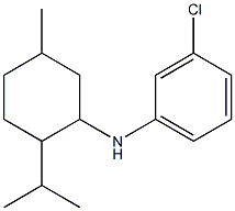 3-chloro-N-[5-methyl-2-(propan-2-yl)cyclohexyl]aniline