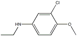 3-chloro-N-ethyl-4-methoxyaniline