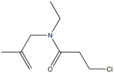 3-chloro-N-ethyl-N-(2-methylprop-2-enyl)propanamide