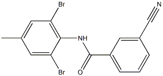 3-cyano-N-(2,6-dibromo-4-methylphenyl)benzamide|