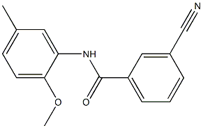 3-cyano-N-(2-methoxy-5-methylphenyl)benzamide