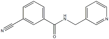 3-cyano-N-(pyridin-3-ylmethyl)benzamide