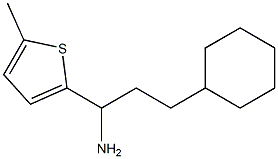 3-cyclohexyl-1-(5-methylthiophen-2-yl)propan-1-amine Structure
