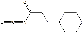 3-cyclohexylpropanoyl isothiocyanate,,结构式