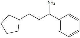 3-cyclopentyl-1-phenylpropan-1-amine 化学構造式