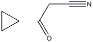 3-cyclopropyl-3-oxopropanenitrile,,结构式