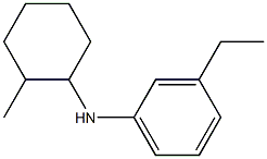 3-ethyl-N-(2-methylcyclohexyl)aniline Structure