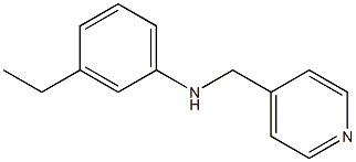 3-ethyl-N-(pyridin-4-ylmethyl)aniline Structure