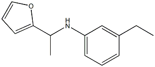 3-ethyl-N-[1-(furan-2-yl)ethyl]aniline Structure