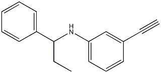 3-ethynyl-N-(1-phenylpropyl)aniline