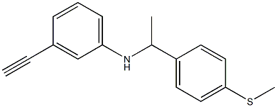 3-ethynyl-N-{1-[4-(methylsulfanyl)phenyl]ethyl}aniline