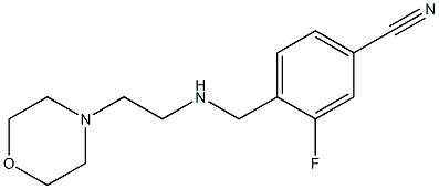 3-fluoro-4-({[2-(morpholin-4-yl)ethyl]amino}methyl)benzonitrile