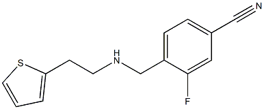 3-fluoro-4-({[2-(thiophen-2-yl)ethyl]amino}methyl)benzonitrile