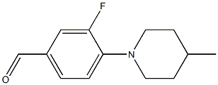3-fluoro-4-(4-methylpiperidin-1-yl)benzaldehyde