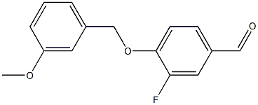 3-fluoro-4-[(3-methoxyphenyl)methoxy]benzaldehyde|