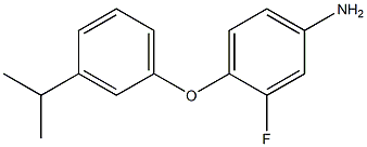 3-fluoro-4-[3-(propan-2-yl)phenoxy]aniline