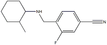 3-fluoro-4-{[(2-methylcyclohexyl)amino]methyl}benzonitrile