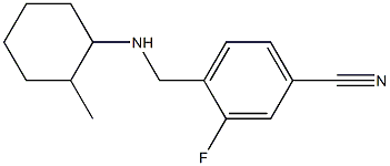 3-fluoro-4-{[(2-methylcyclohexyl)amino]methyl}benzonitrile|