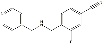3-fluoro-4-{[(pyridin-4-ylmethyl)amino]methyl}benzonitrile