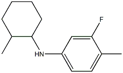3-fluoro-4-methyl-N-(2-methylcyclohexyl)aniline Structure
