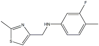 3-fluoro-4-methyl-N-[(2-methyl-1,3-thiazol-4-yl)methyl]aniline