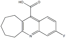 3-fluoro-6H,7H,8H,9H,10H-cyclohepta[b]quinoline-11-carboxylic acid Structure