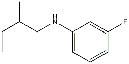 3-fluoro-N-(2-methylbutyl)aniline Structure