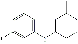 3-fluoro-N-(3-methylcyclohexyl)aniline Struktur