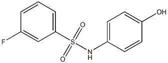 3-fluoro-N-(4-hydroxyphenyl)benzene-1-sulfonamide|