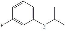 3-fluoro-N-(propan-2-yl)aniline 化学構造式