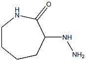 3-hydrazinylazepan-2-one Structure