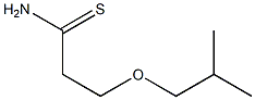 3-isobutoxypropanethioamide Structure