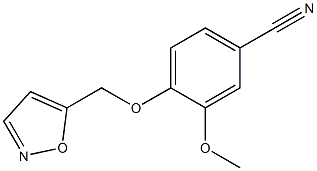 3-methoxy-4-(1,2-oxazol-5-ylmethoxy)benzonitrile