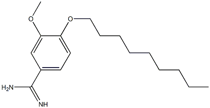 3-methoxy-4-(nonyloxy)benzene-1-carboximidamide