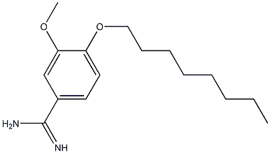 3-methoxy-4-(octyloxy)benzene-1-carboximidamide