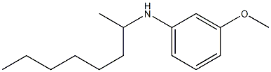 3-methoxy-N-(octan-2-yl)aniline 结构式