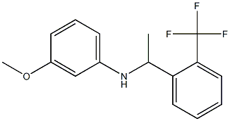  3-methoxy-N-{1-[2-(trifluoromethyl)phenyl]ethyl}aniline