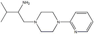 3-methyl-1-[4-(pyridin-2-yl)piperazin-1-yl]butan-2-amine Struktur