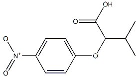 3-methyl-2-(4-nitrophenoxy)butanoic acid 结构式